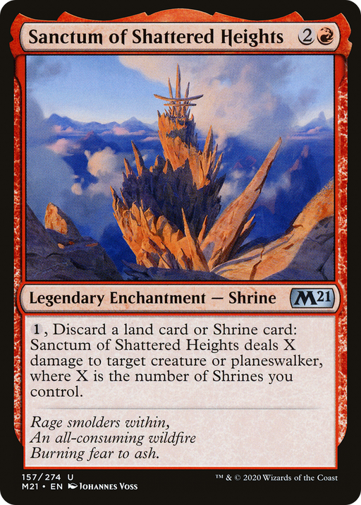 Sanctum of Shattered Heights (M21-157) [Core Set 2021] MTG Single Wizards of the Coast