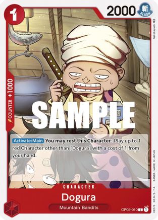 Dogura (OP02-010) [Paramount War] One Piece Single Bandai