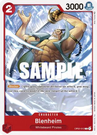 Blenheim (OP02-012) [Paramount War] One Piece Single Bandai