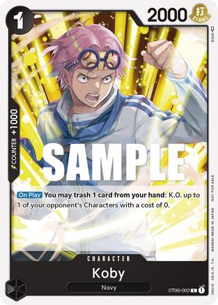 Koby (Promotion Pack 2023) (ST06-002) [One Piece Promotion Cards] One Piece Single Bandai