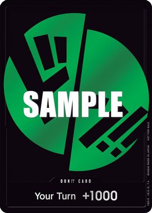 DON!! Card (Green) [One Piece Promotion Cards] Foil One Piece Single Bandai