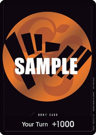 DON!! Card (Orange) [One Piece Promotion Cards] Foil One Piece Single Bandai