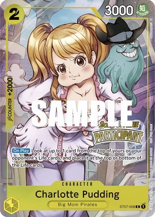 Charlotte Pudding (Offline Regional 2023) [Participant] (ST07-008) [One Piece Promotion Cards] Foil One Piece Single Bandai