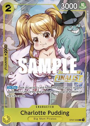Charlotte Pudding (Offline Regional 2023) [Finalist] (ST07-008) [One Piece Promotion Cards] Foil One Piece Single Bandai