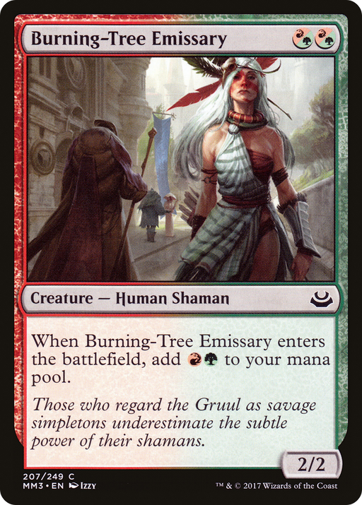 Burning-Tree Emissary (MM3-207) [Modern Masters 2017] Foil MTG Single Wizards of the Coast