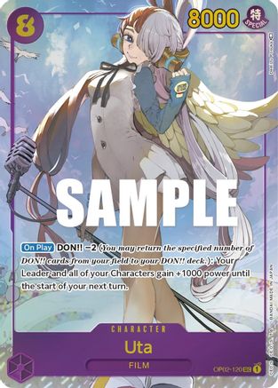 Uta (Alternate Art) (OP02-120) [Paramount War] Foil One Piece Single Bandai