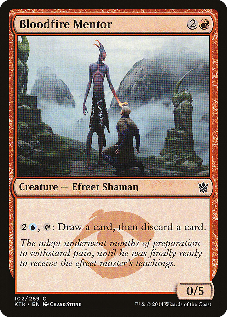 Bloodfire Mentor (KTK-102) [Khans of Tarkir] MTG Single Wizards of the Coast