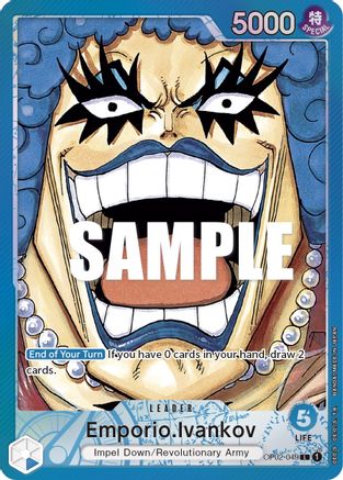 Emporio.Ivankov (049) (Alternate Art) (OP02-049) [Paramount War] Foil One Piece Single Bandai