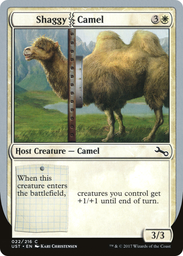 Shaggy Camel (UST-022) [Unstable] MTG Single Wizards of the Coast