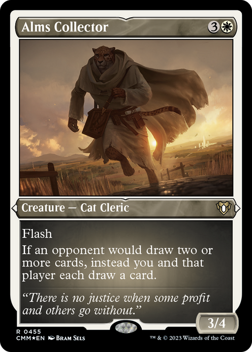 Alms Collector (Foil Etched) (CMM-455) [Commander Masters] Foil MTG Single Wizards of the Coast