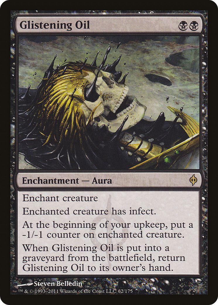 Glistening Oil (NPH-062) [New Phyrexia] Foil MTG Single Wizards of the Coast