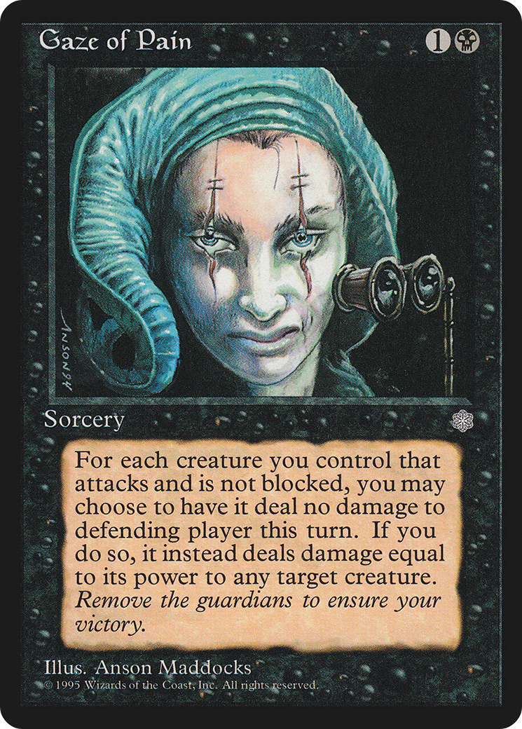 Gaze of Pain (ICE-) [Ice Age] MTG Single Wizards of the Coast