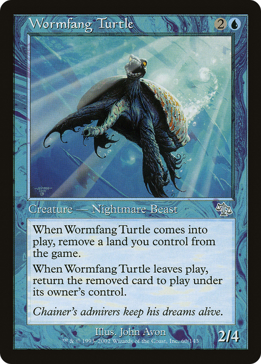 Wormfang Turtle (JUD-060) [Judgment] MTG Single Wizards of the Coast