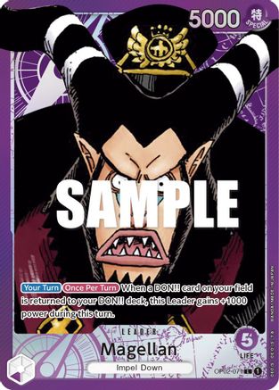 Magellan (071) (Alternate Art) (OP02-071) [Paramount War] Foil One Piece Single Bandai