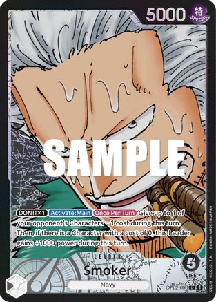 Smoker (093) (Alternate Art) (OP02-093) [Paramount War] Foil One Piece Single Bandai