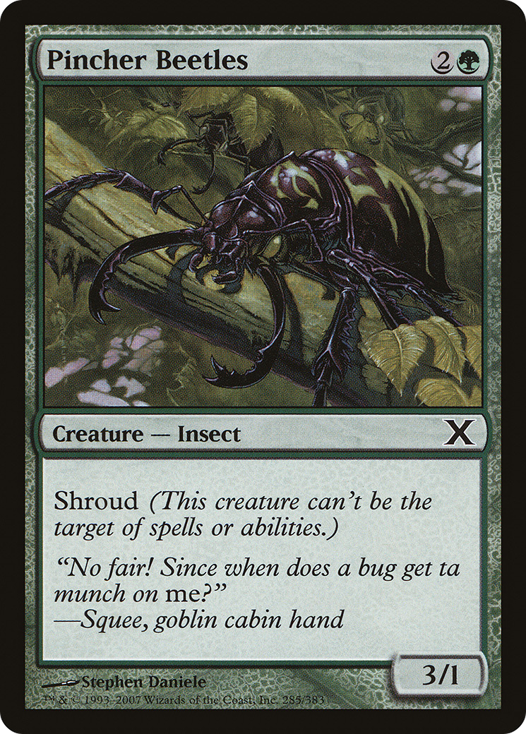 Pincher Beetles (10E-285) [Tenth Edition] MTG Single Wizards of the Coast