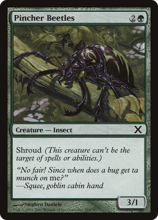 Pincher Beetles (10E-285) [Tenth Edition] MTG Single Wizards of the Coast