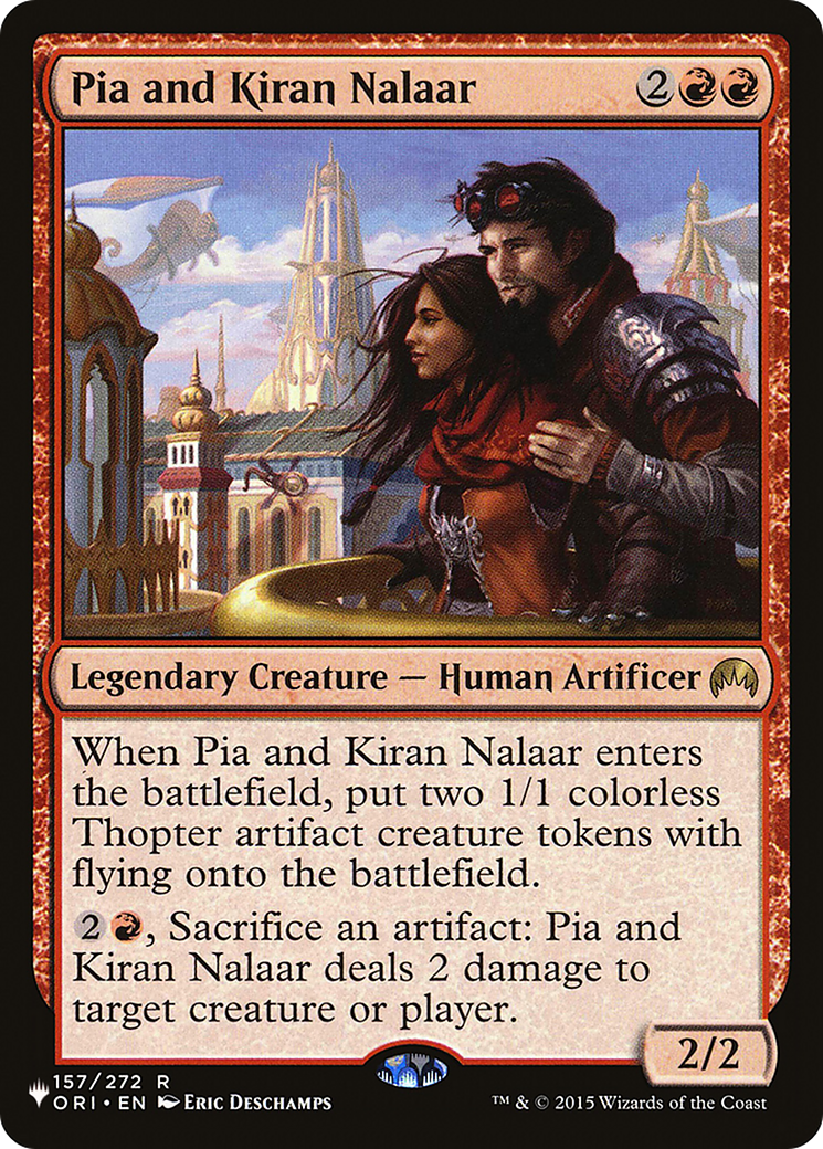 Pia and Kiran Nalaar (LIST-ORI-157) [Mystery Booster] The List MTG Single Wizards of the Coast