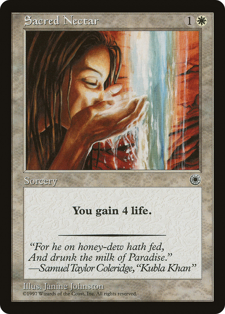 Sacred Nectar (POR-025) [Misc] Portal MTG Single Wizards of the Coast