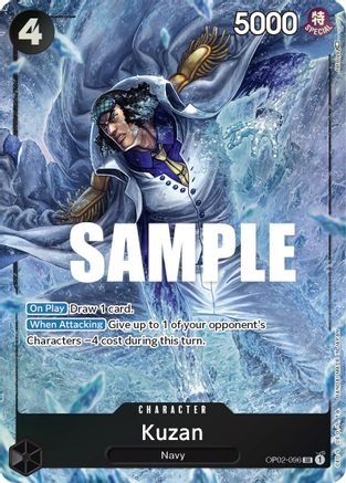 Kuzan (096) (Alternate Art) (OP02-096) [Paramount War] Foil One Piece Single Bandai