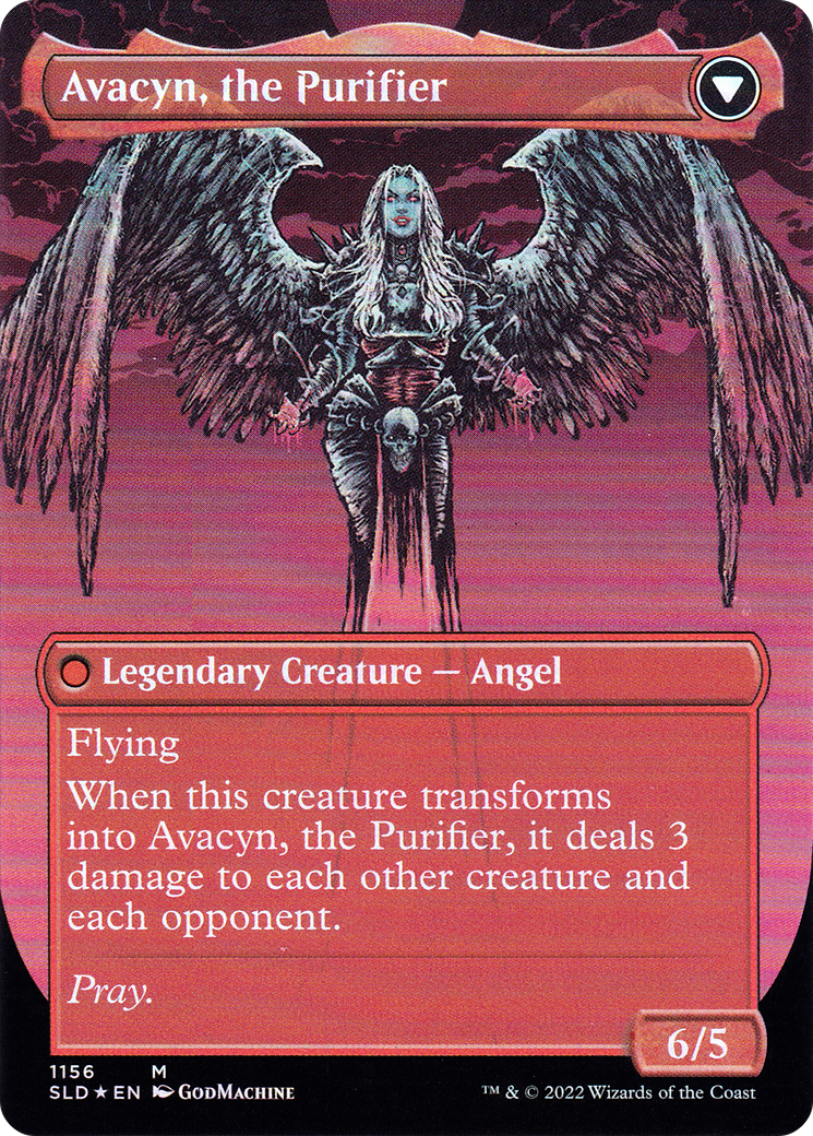 Archangel Avacyn (SLD-1156) [Secret Lair] Drop (Borderless) Foil MTG Single Wizards of the Coast