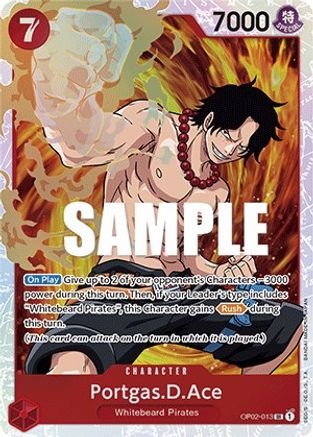 Portgas.D.Ace (OP02-013) [Paramount War] Foil One Piece Single Bandai