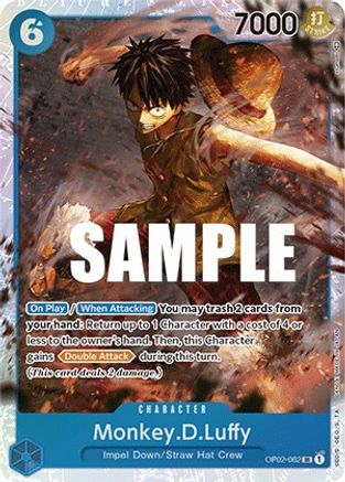 Monkey.D.Luffy (062) (OP02-062) [Paramount War] Foil One Piece Single Bandai
