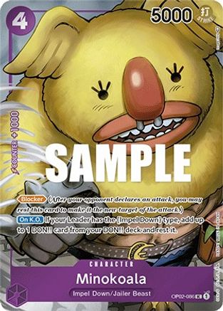 Minokoala (Box Topper) (OP02-086) [Paramount War] Foil One Piece Single Bandai