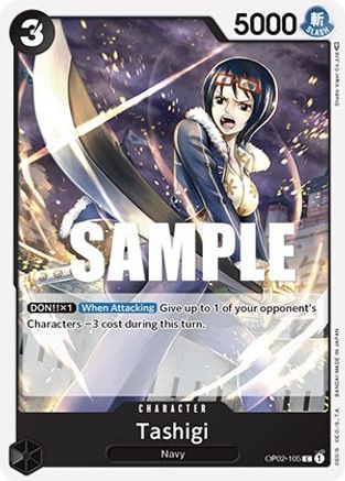 Tashigi (OP02-105) [Paramount War] One Piece Single Bandai