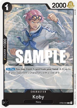 Koby (ST06-002) [Starter Deck 6: Absolute Justice] One Piece Single Bandai