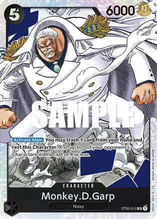 Monkey.D.Garp (ST06-012) [Starter Deck 6: Absolute Justice] Foil One Piece Single Bandai