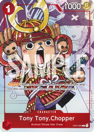 Tony Tony.Chopper - ST01-006 (Alternate Art) (ST01-006) [One Piece Promotion Cards] Foil One Piece Single Bandai