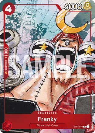Franky - ST01-010 (Alternate Art) (ST01-010) [One Piece Promotion Cards] Foil One Piece Single Bandai