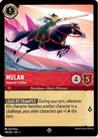 Mulan - Imperial Soldier (118/204) [The First Chapter] Lorcana Single Disney