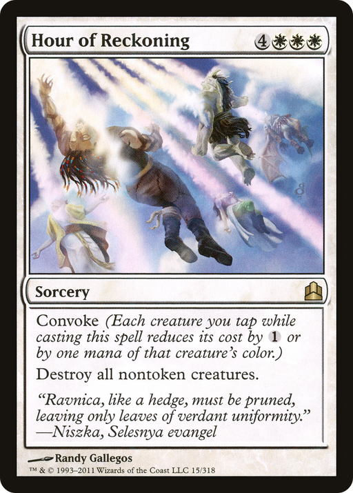 Hour of Reckoning (CMD-015) [Commander 2011] MTG Single Wizards of the Coast