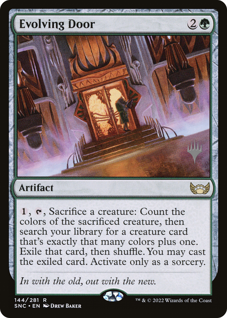 Evolving Door (PPSNC-144P) [Streets of New Capenna Promos] Foil MTG Single Wizards of the Coast