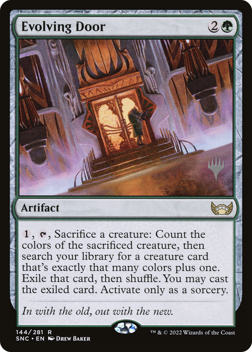 Evolving Door (PPSNC-144P) [Streets of New Capenna Promos] Foil MTG Single Wizards of the Coast