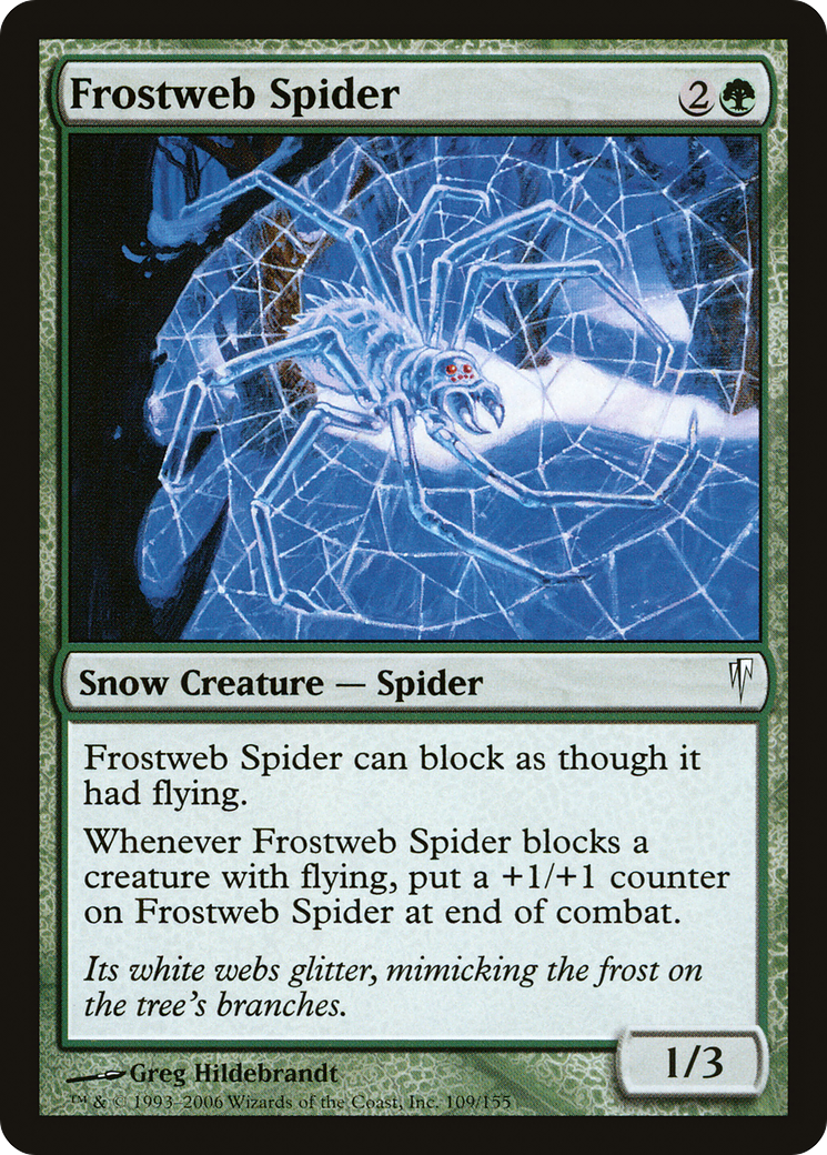Frostweb Spider (CSP-109) [Coldsnap] Foil MTG Single Wizards of the Coast