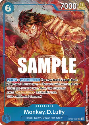 Monkey.D.Luffy (062) (Alternate Art) (OP02-062) [Paramount War] Foil One Piece Single Bandai