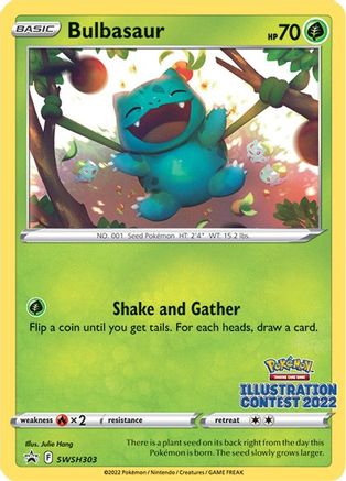 Bulbasaur (Illustration Contest 2022) () [Promos: SWSH Promo Cards] Pokemon Single Pokémon