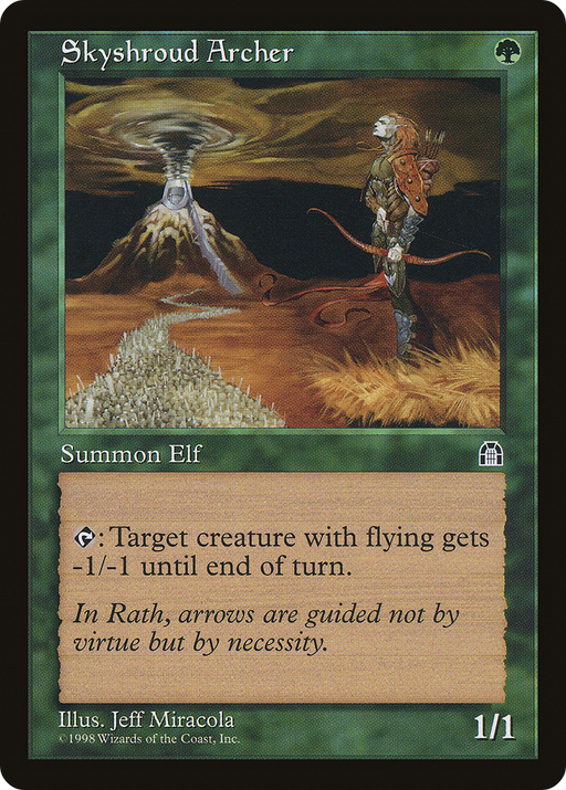 Skyshroud Archer (STH-114) [Stronghold] MTG Single Wizards of the Coast