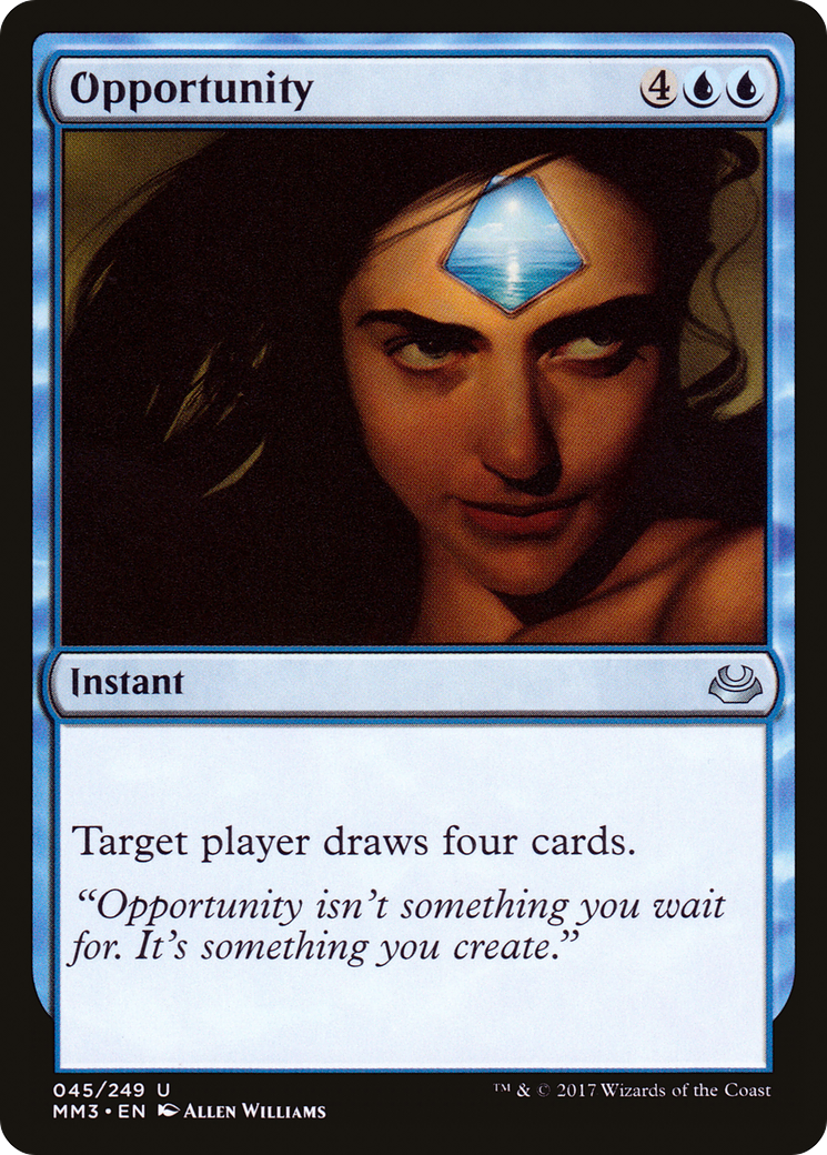 Opportunity (MM3-045) [Modern Masters 2017] Foil MTG Single Modern Masters 2017