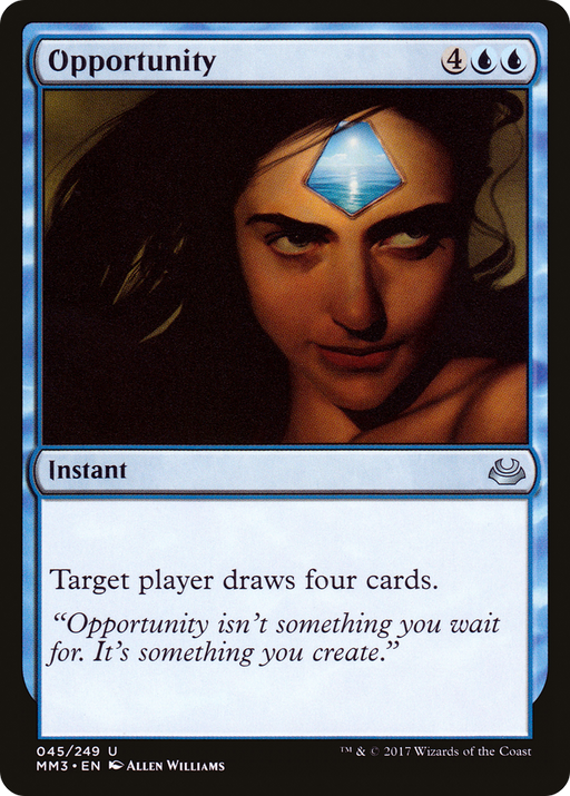 Opportunity (MM3-045) [Modern Masters 2017] Foil MTG Single Modern Masters 2017