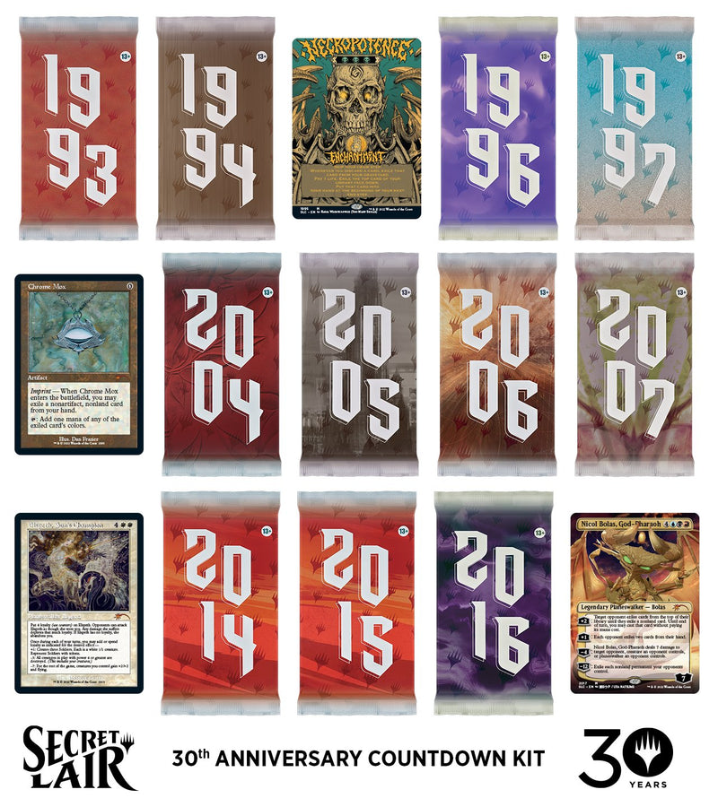 MTG Secret Lair: Drop Series - 30th Anniversary Countdown Kit MTG Sealed Magic: The Gathering   