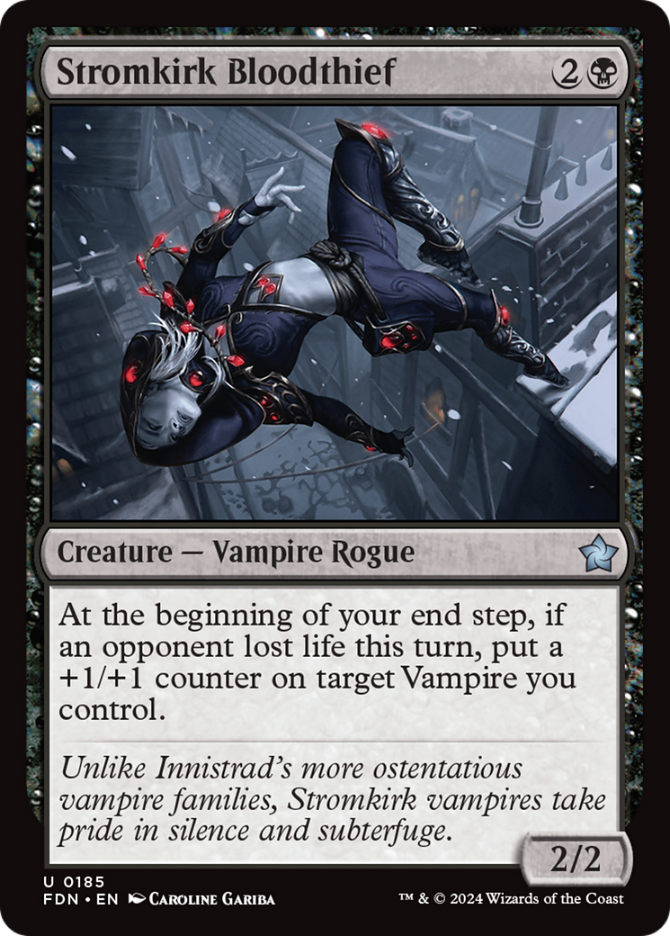 Stromkirk Bloodthief (FDN-185) [Foundations] MTG Single Wizards of the Coast