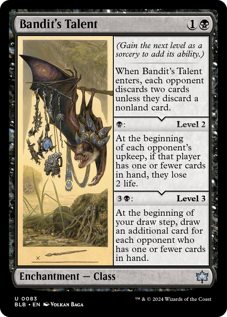Bandit's Talent (BLB-083) [Bloomburrow] Foil MTG Single Wizards of the Coast