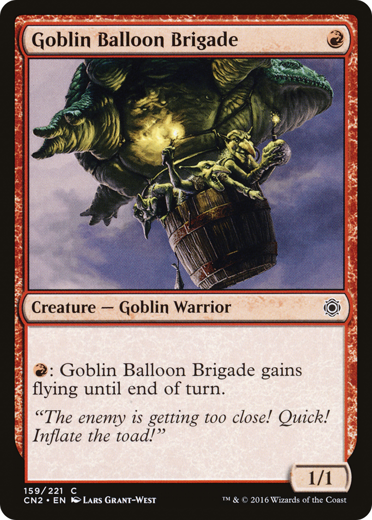 Goblin Balloon Brigade (CN2-159) [Conspiracy: Take the Crown] Foil MTG Single Wizards of the Coast