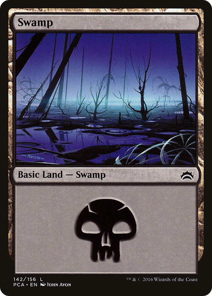 Swamp (142) (PCA-142) [Misc] Planechase Anthology MTG Single Wizards of the Coast