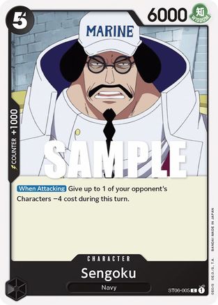 Sengoku (ST06-005) [Starter Deck 6: Absolute Justice] One Piece Single Bandai