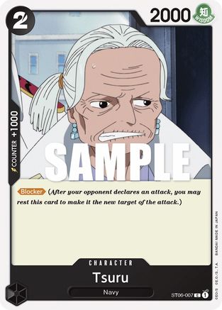 Tsuru (ST06-007) [Starter Deck 6: Absolute Justice] One Piece Single Bandai